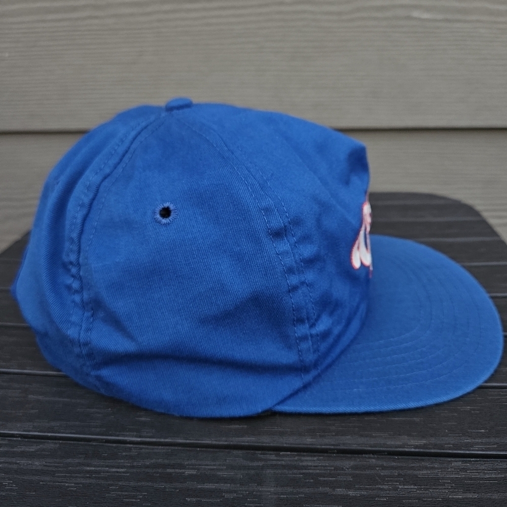 Vintage 90s Cheers Boston TV Show Restaurant Snapback Hat Cap Made in USA Blue - Picture 5 of 9